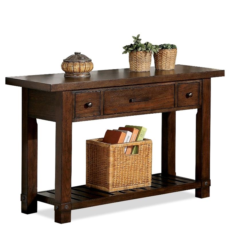 76515 Riverside Furniture Windridge Living Room Furniture Sofa Table