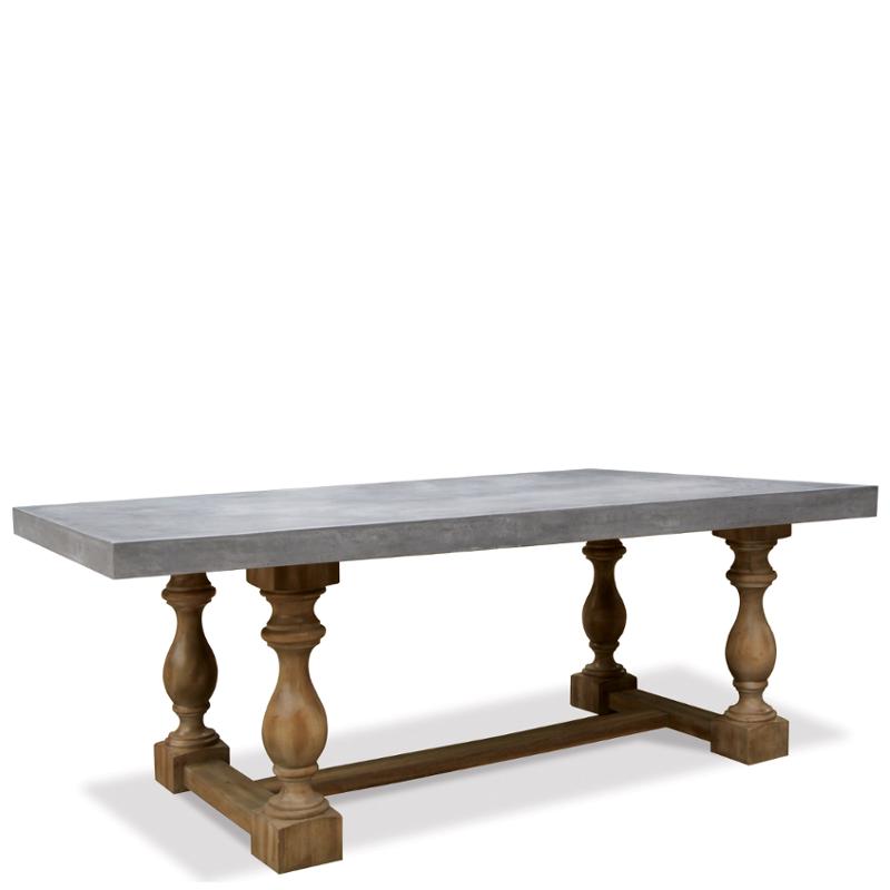14248 Riverside Furniture Dining Table With Concrete Top