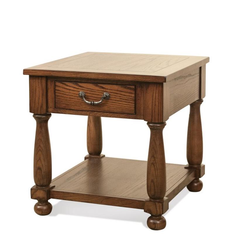 20209 Riverside Furniture Oakmont Living Room Furniture End Table