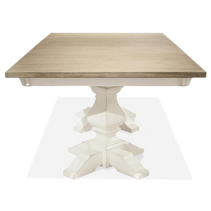 59358 Riverside Furniture Myra Double Ped Din Tbl-base