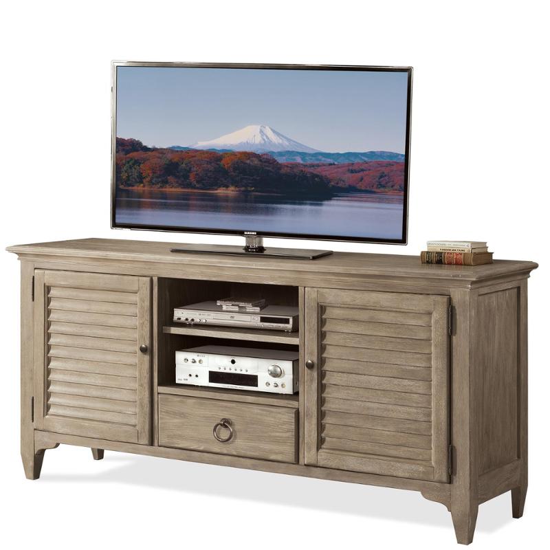 59431 Riverside Furniture Myra 64 Inch Louver Tv Console