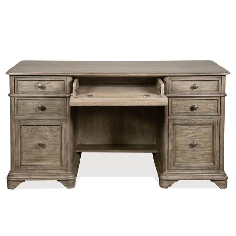 33330 Riverside Furniture Barrington Double Pedestal Desk