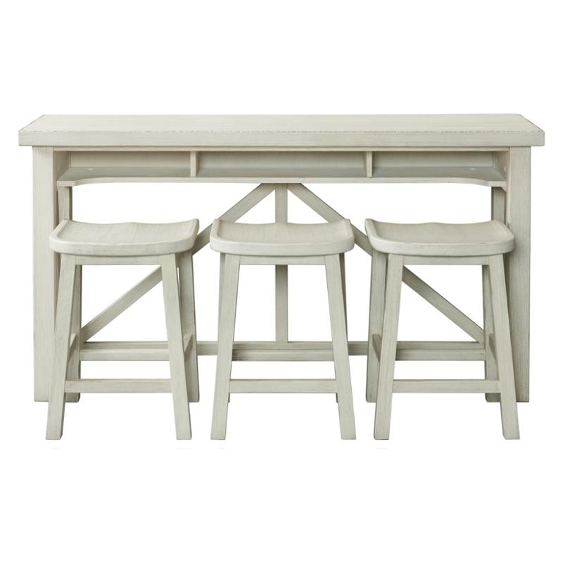 21216 Riverside Furniture Aberdeen Sofa Table W/3 Stools
