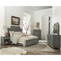 52888 Riverside Furniture Bella Grigio - Chipped Gray Bedroom Furniture Bed