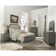 52898 Riverside Furniture Bella Grigio - Chipped Gray Bedroom Furniture Bed