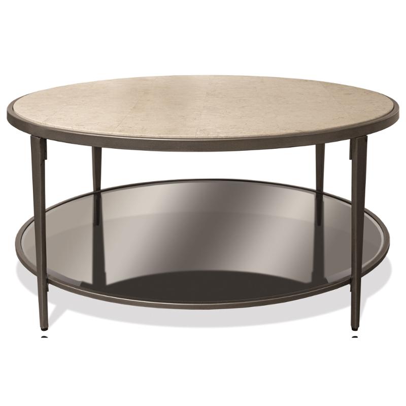 60501 Riverside Furniture Wilshire Round Cocktail Table