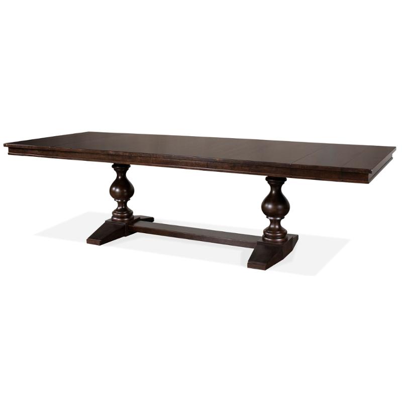 73250 Riverside Furniture Rosemoor Trestle Dining Table