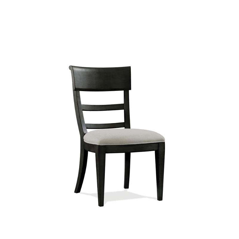 52557 Riverside Furniture Bella Grigio - Chipped Gray Dining Room Furniture Dining Chair