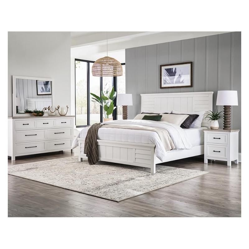 37276 Riverside Furniture Cora Bedroom Furniture Queen Louver Bed