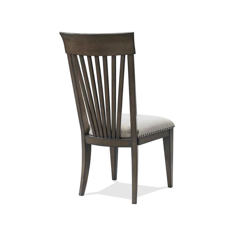 38257 Riverside Furniture Forsyth Uph Slatbk Sid Chair 2in