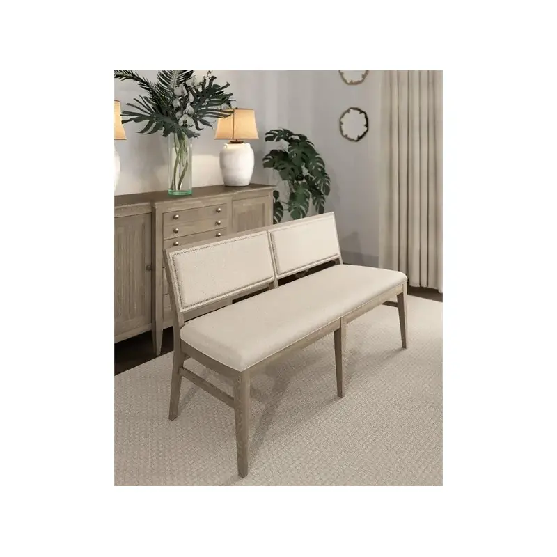 84154 Riverside Furniture Amelia Dining Bench 1in