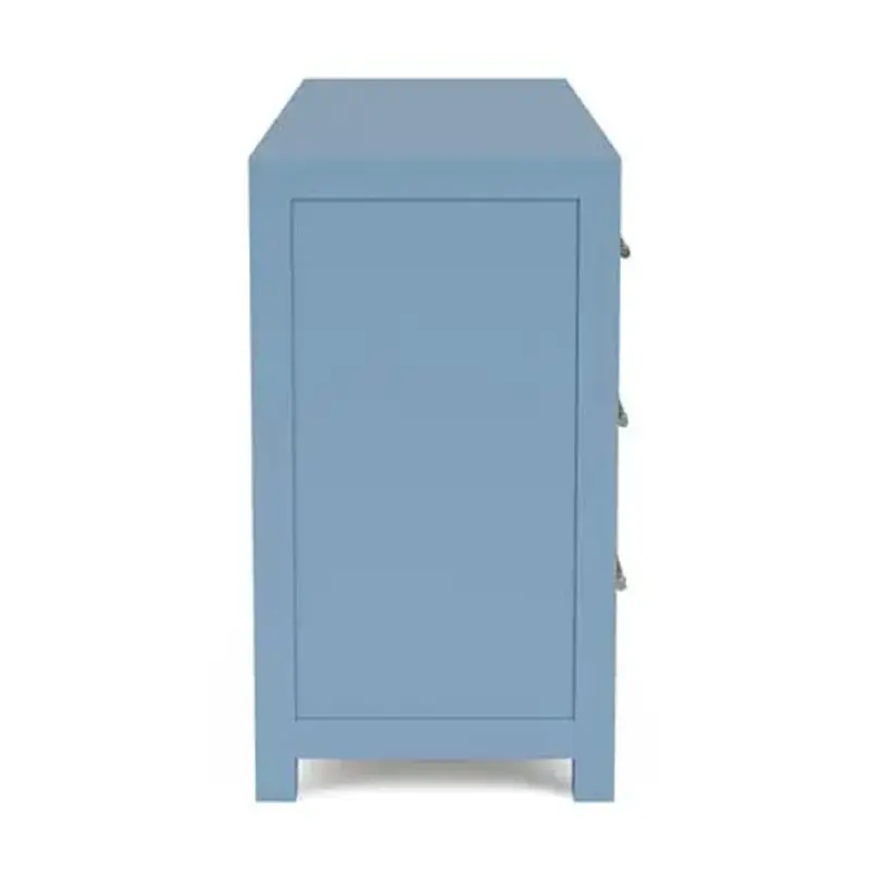 blue accent dresser Grace Eight Drawer Dresser in Blueberry