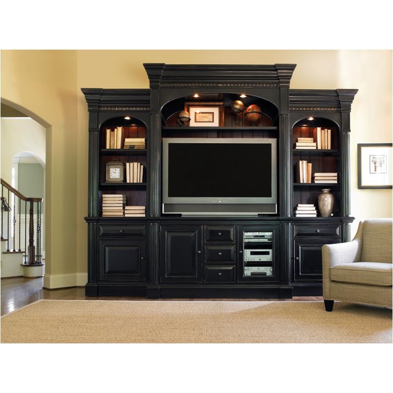 243-70-467 Hooker Furniture New Castle Ii - Black Home Entertainment Furniture Entertainment Center