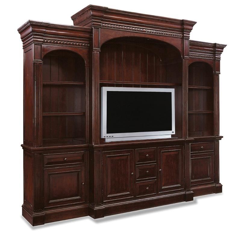 245-70-051 Hooker Furniture New Castle Ii - Brown Home Entertainment Furniture Entertainment Center