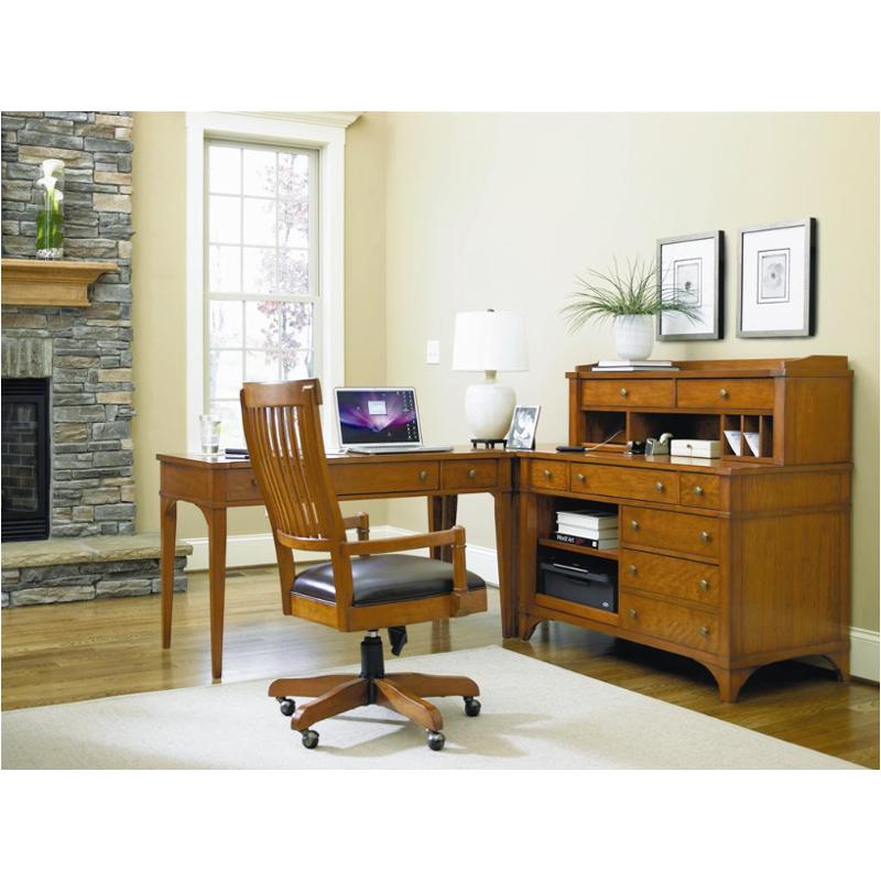 636-10-458 Hooker Furniture Abbott Place - Light Cherry Home Office Furniture Desk