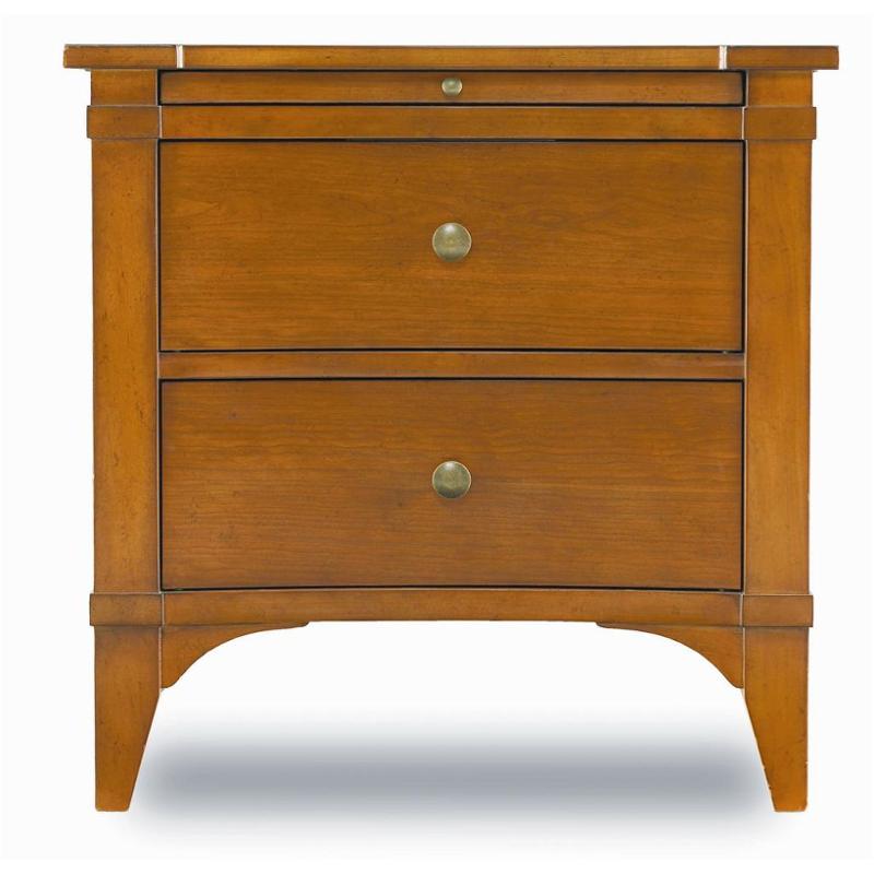 light cherry wood nightstand