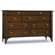 637-90-002 Hooker Furniture Abbott Place - Dark Cherry Bedroom Furniture Dresser