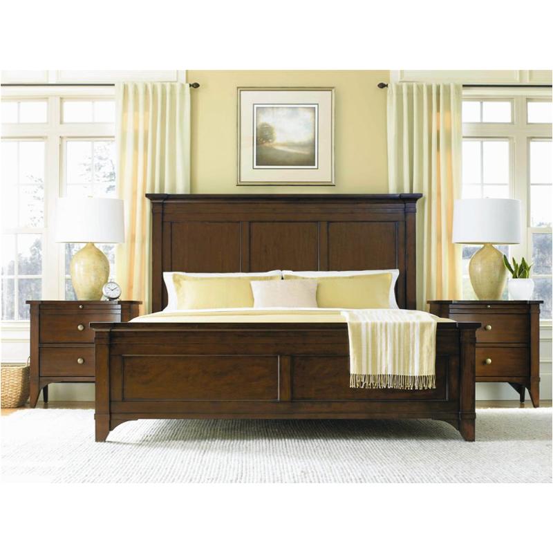 637-90-251 Hooker Furniture Abbott Place - Dark Cherry Bedroom Furniture Bed