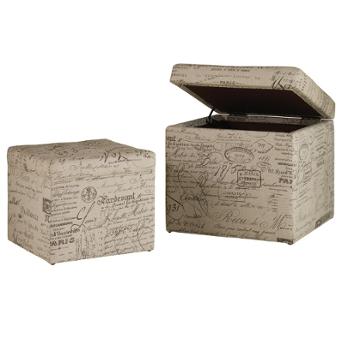 641-36003 Hooker Furniture Melange Living Room Furniture Ottoman