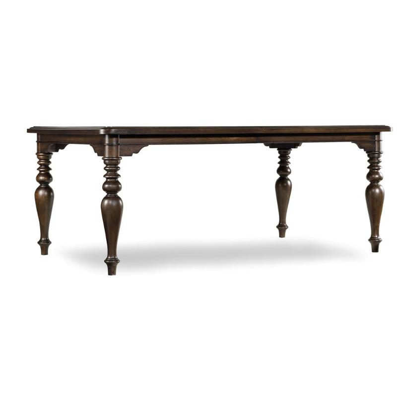 5041-75200 Hooker Furniture Rectangle Leg Dining Table - Bungalow