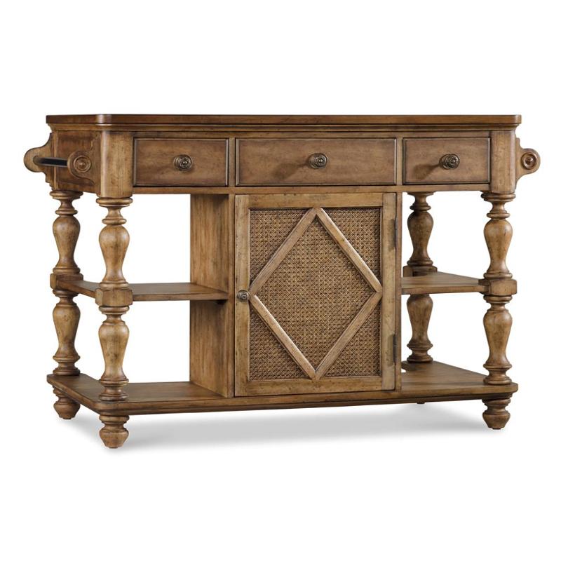 5058-75909 Hooker Furniture Primrose Hill - Wheat Field Dining Room Furniture Island