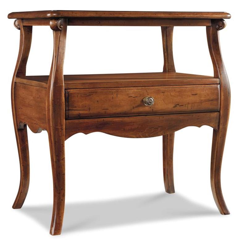 5059-90116 Hooker Furniture Primrose Hill - Villa Brown Bedroom Furniture Nightstand