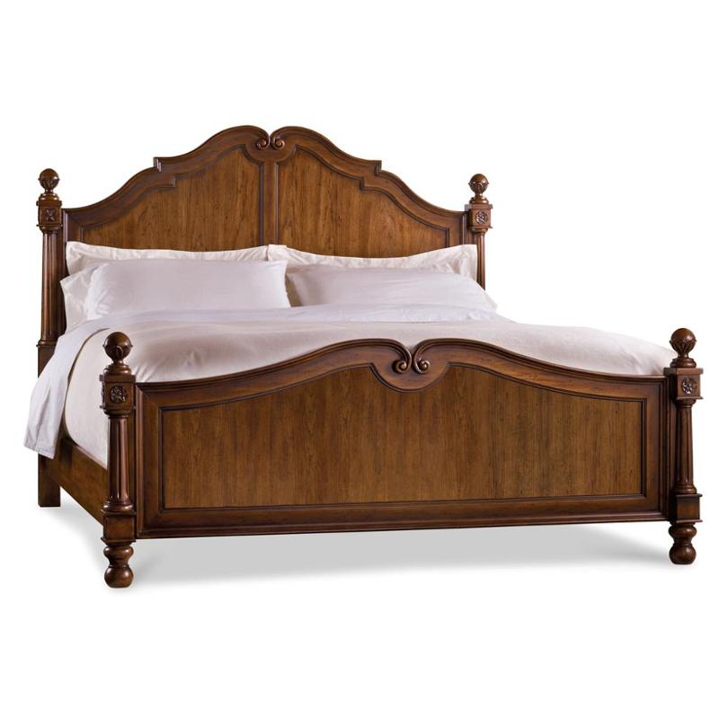 5059-90251 Hooker Furniture Primrose Hill - Villa Brown Bedroom Furniture Bed