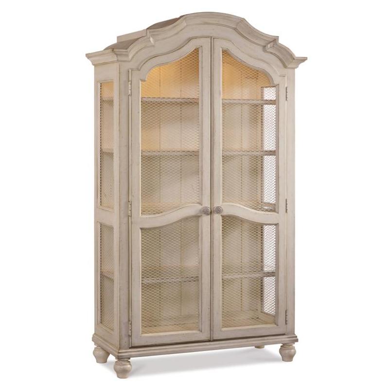 5060-75908 Hooker Furniture Primrose Hill - Trellis White Curio