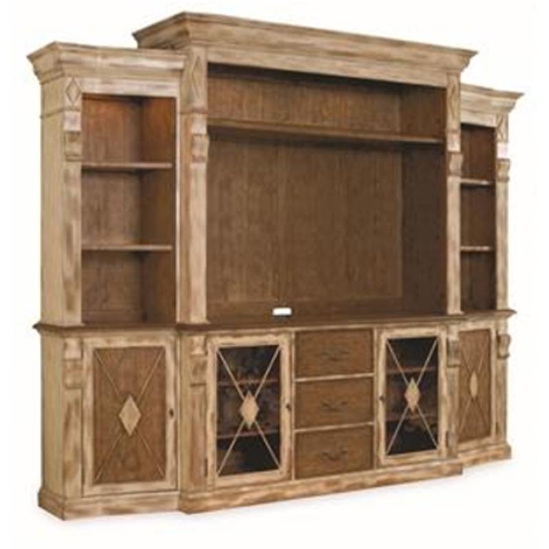 3002-70615 Hooker Furniture Sanctuary Home Entertainment Furniture Entertainment Center