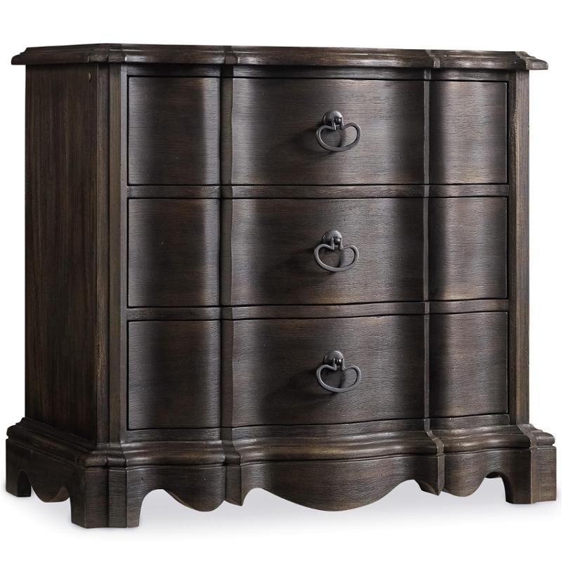 5280 90016 Hooker Furniture Three Drawer Nightstand