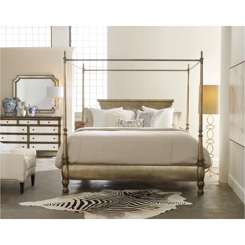 638-90967-cn Hooker Furniture Eastern King Poster Bed With Canopy