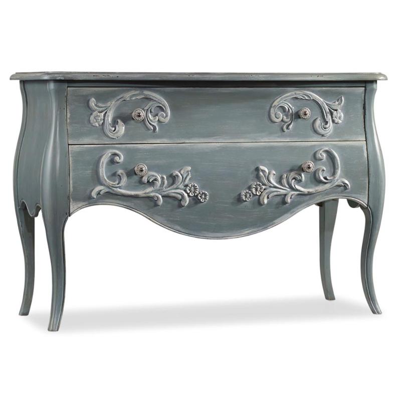 5347-85001 Hooker Furniture Willow Bend Two Drawer Bombe Chest