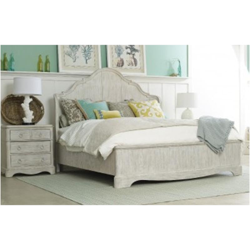 5325-90367 Hooker Furniture Sunset Point - Hatters White Bedroom Furniture Bed