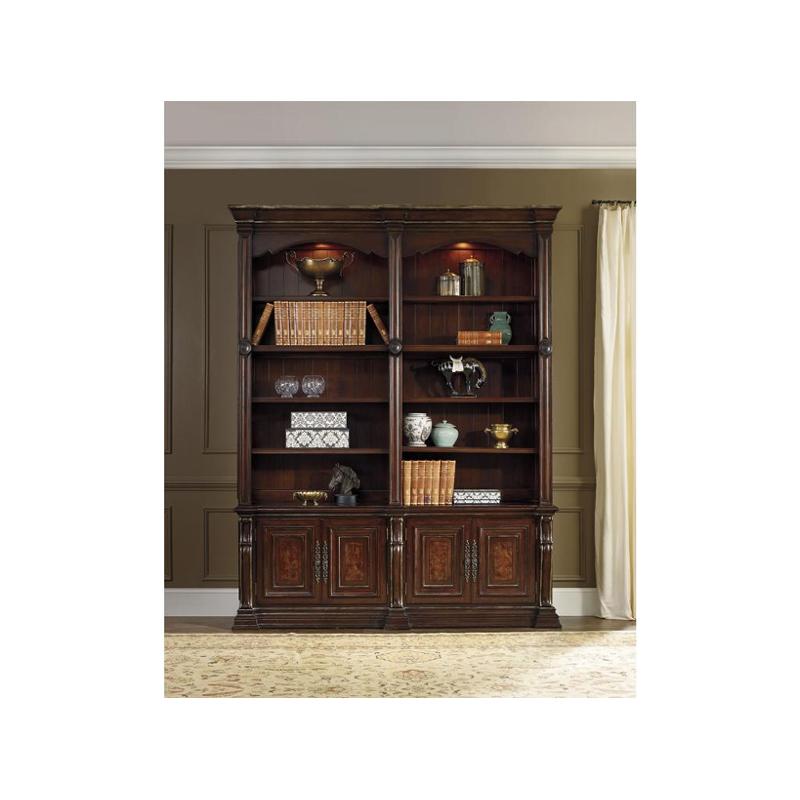 5272-10465-db Hooker Furniture Grand Palais Home Office Furniture Bookcase