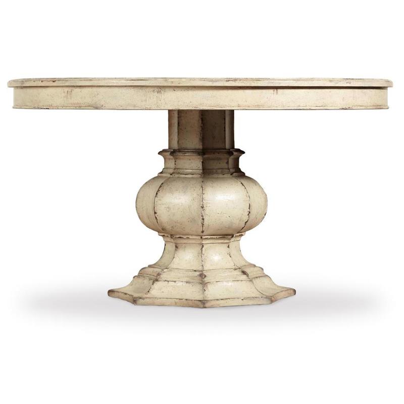 1595-75102-wh Hooker Furniture Auberose Dining Room Furniture Dining Table