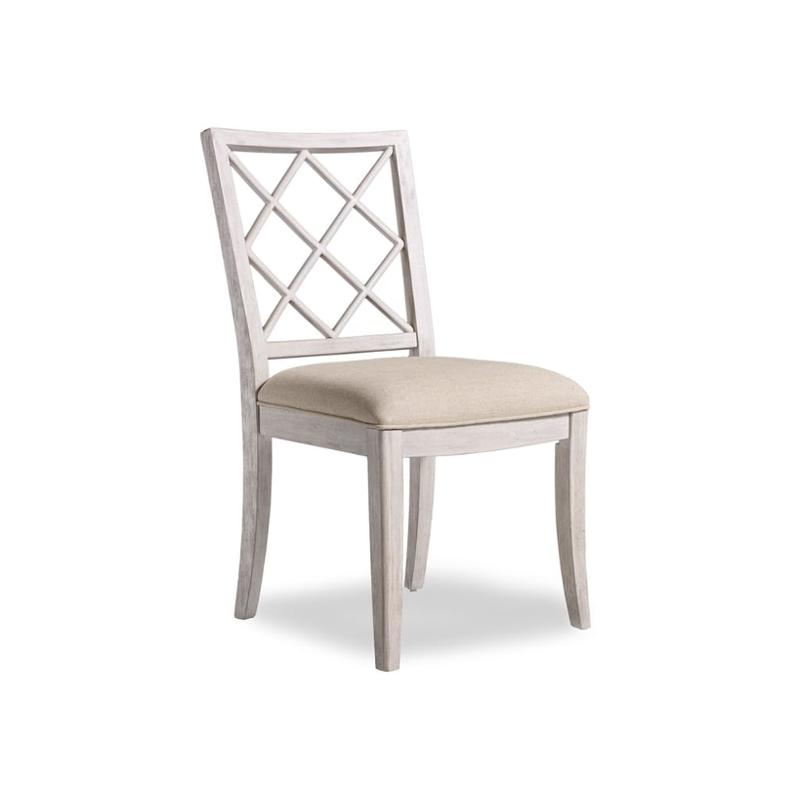 5325-75510 Hooker Furniture Sunset Point - Hatters White Dining Room Furniture Dining Chair
