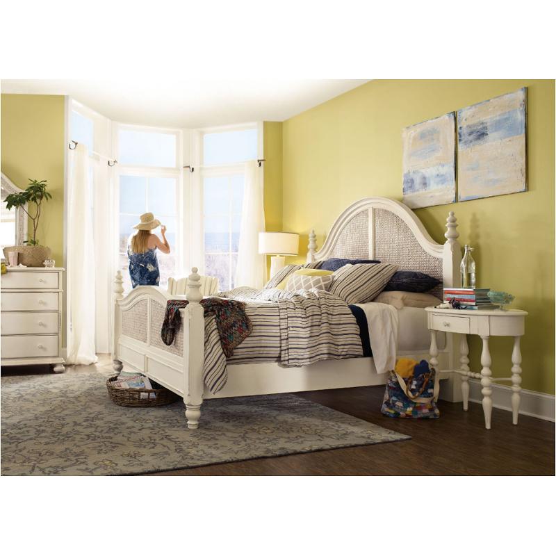 5900-90251-wh Hooker Furniture Sandcastle Queen Woven Panel Bed