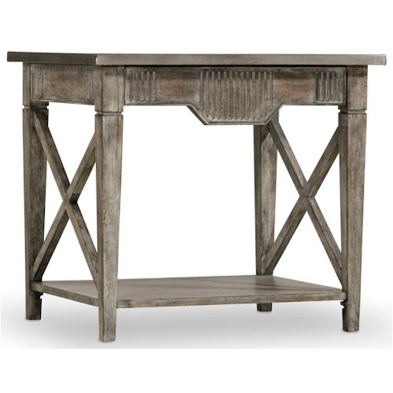 5701-80115 Hooker Furniture True Vintage Living Room Furniture End Table