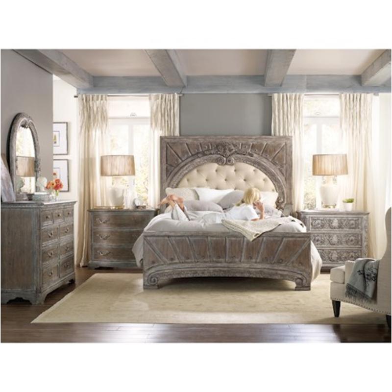 5701-90867 Hooker Furniture True Vintage Bedroom Furniture Bed