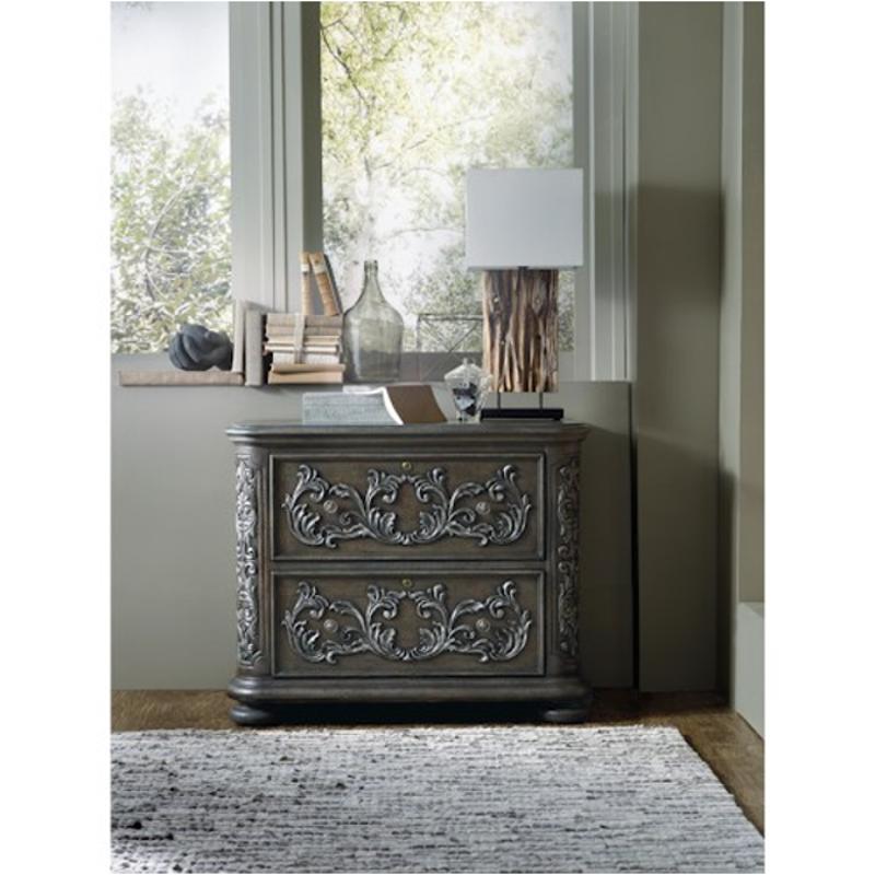 5700-10466 Hooker Furniture Vintage West Home Office Furniture File Cabinet