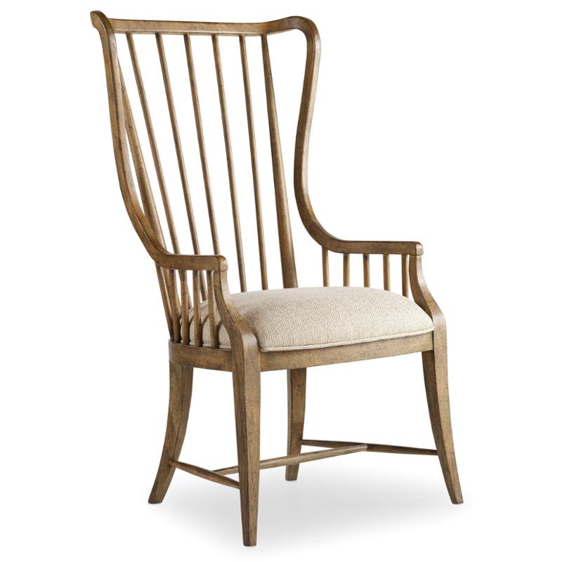 Tall Spindle Arm Chair, Tall Wooden Kitchen Chairs