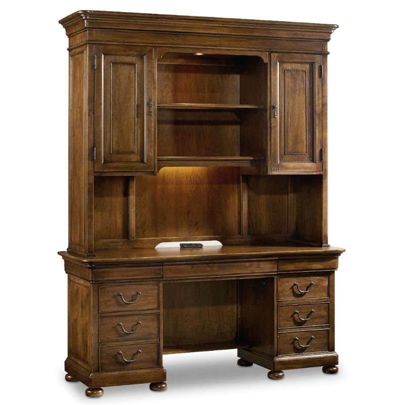 5447-10467 Hooker Furniture Archivist Computer Credenza Hutch