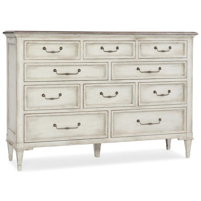 1610-90002-wh Hooker Furniture Arabella Bedroom Furniture Dresser