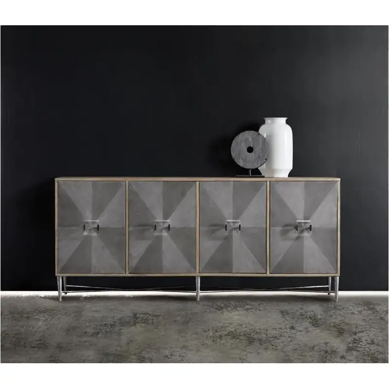 638-85316-ltgy Hooker Furniture Melange Living Room Furniture Credenza