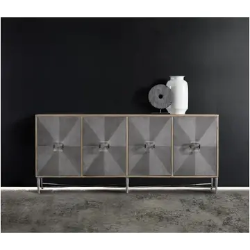 638-85316-ltgy Hooker Furniture Melange Living Room Furniture Credenza