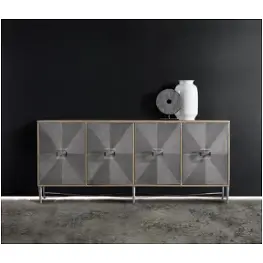 638-85316-ltgy Hooker Furniture Melange Living Room Furniture Credenza