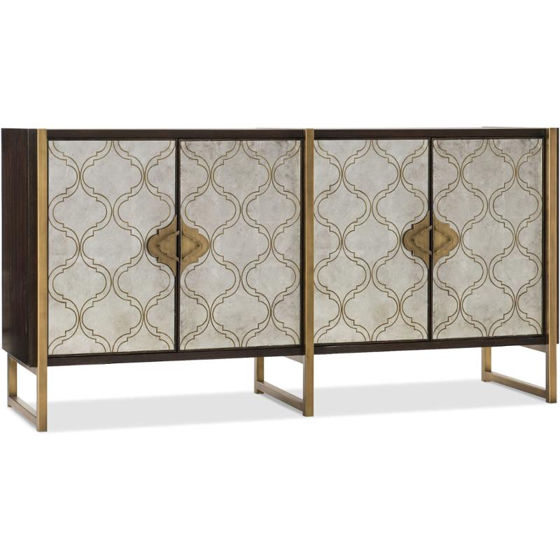 638-85390-dkw Hooker Furniture Melange Living Room Furniture Credenza