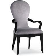 1586-75400a-blk1 Hooker Furniture Cynthia Rowley Dining Room Furniture Dining Chair