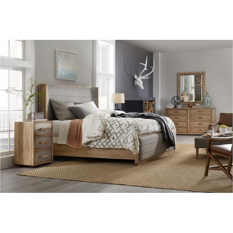 1620-90151-ltbr Hooker Furniture American Life-urban Elevation Bedroom Furniture Bed