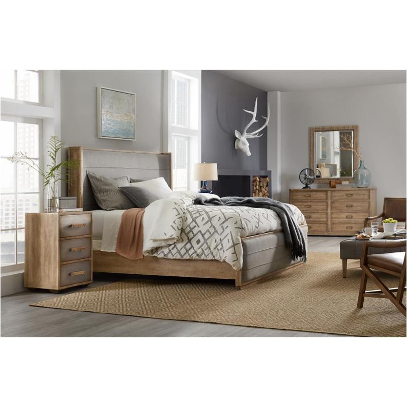 1620-90153-ltbr Hooker Furniture American Life-urban Elevation Bedroom Furniture Bed